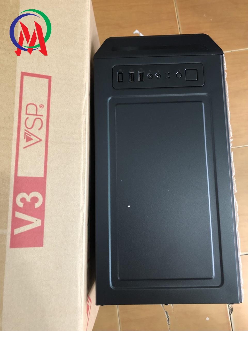 [HCM]Case VSP V3-607 Gaming-Trong Suốt
