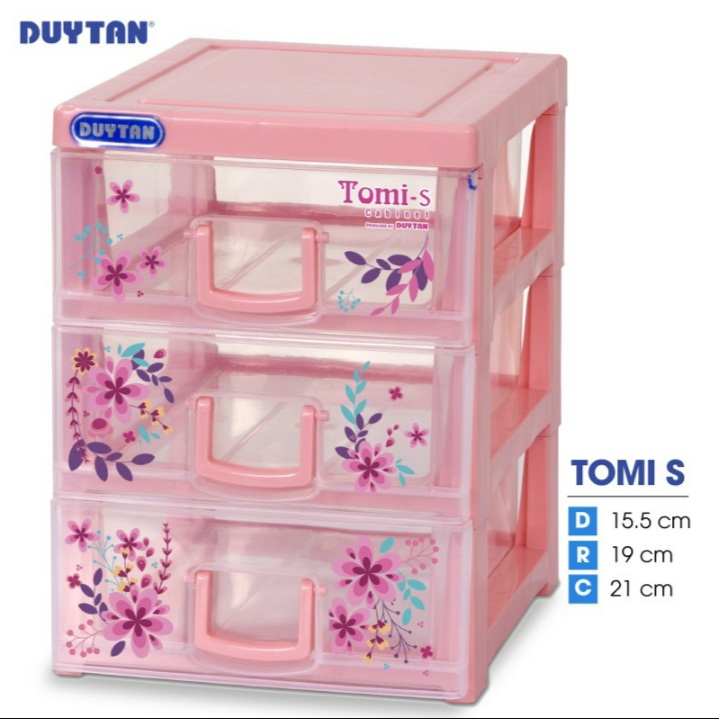 [HCM]COMBO 2 Tủ nhựa Duy Tân Tomi S  3 ngăn