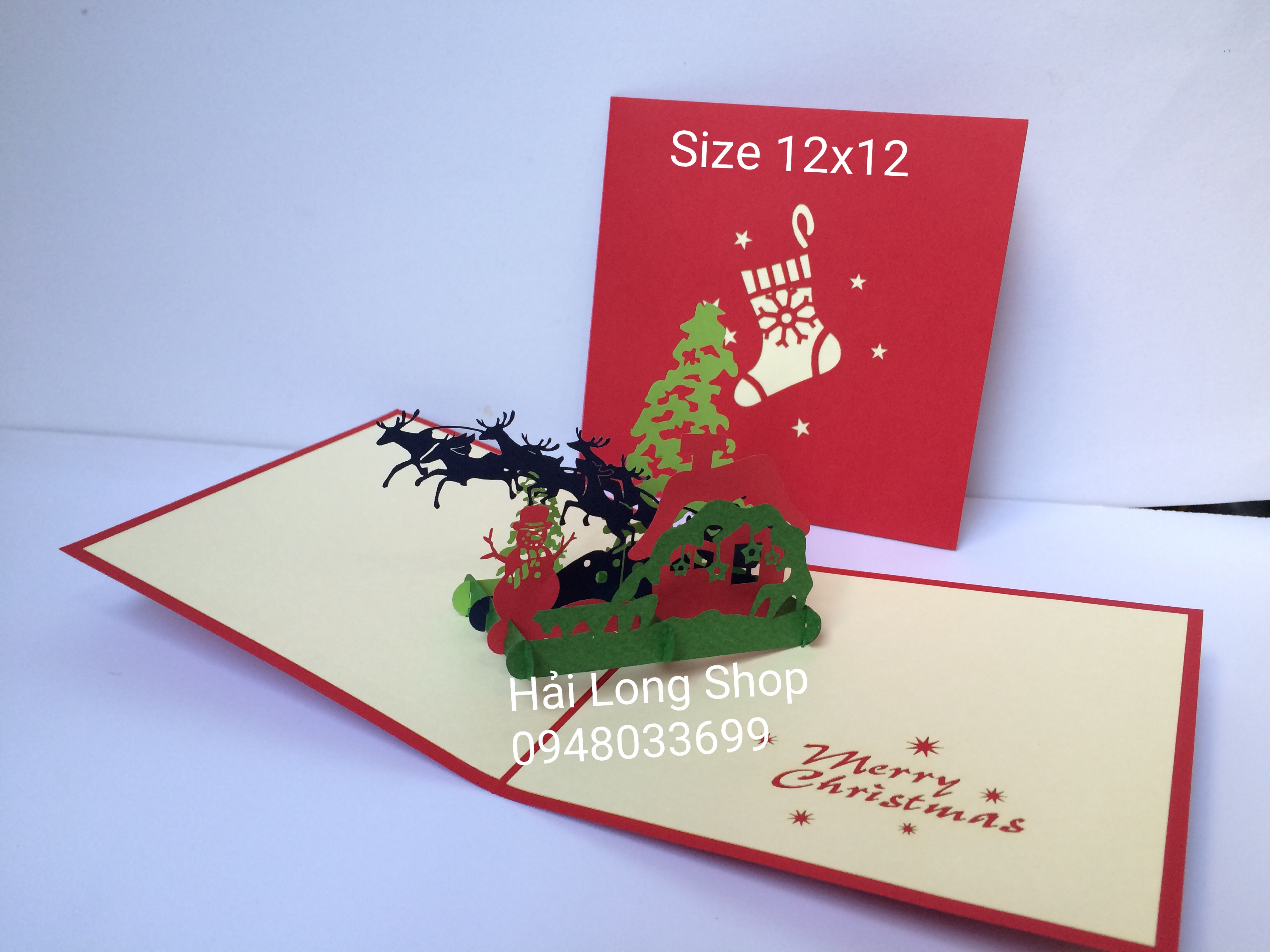 Santa 7 - Noel - 3D Card