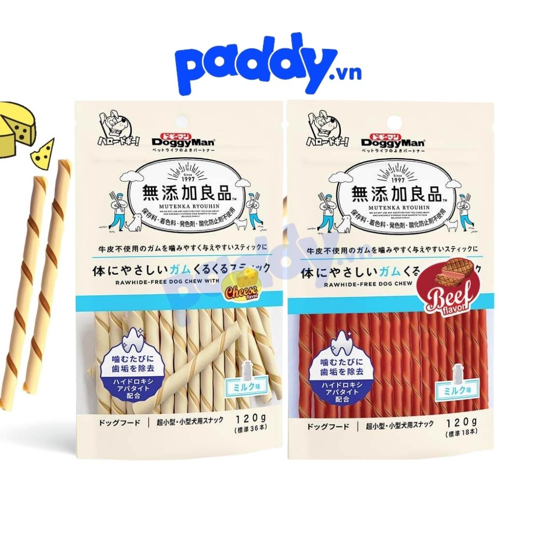 Bánh Thưởng Cho Chó Que Gặm DoggyMan 120g