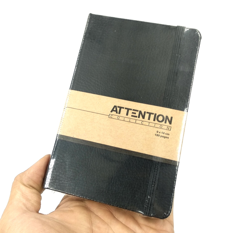 Sổ Collectionista The Attention (S) Unlined - Mẫu 1 - Màu Đen