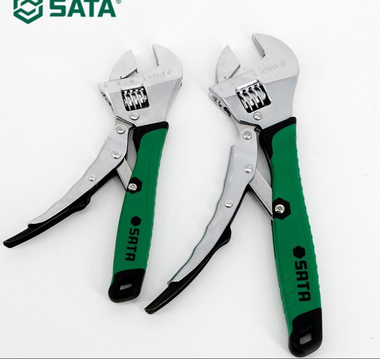 Mỏ lết khóa ngàm 10in/250mm sata 47214 giá 1 cây