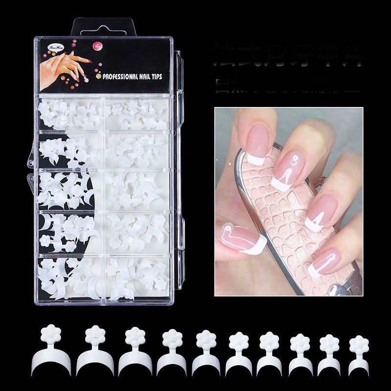 Móng nối Fench đầu móng hộp 100 pcs