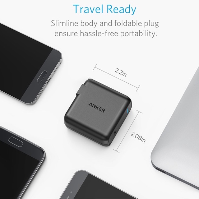 Củ sạc ANKER PowerPort Speed 1 USB-C 30w, PD 3.0  NO BOX