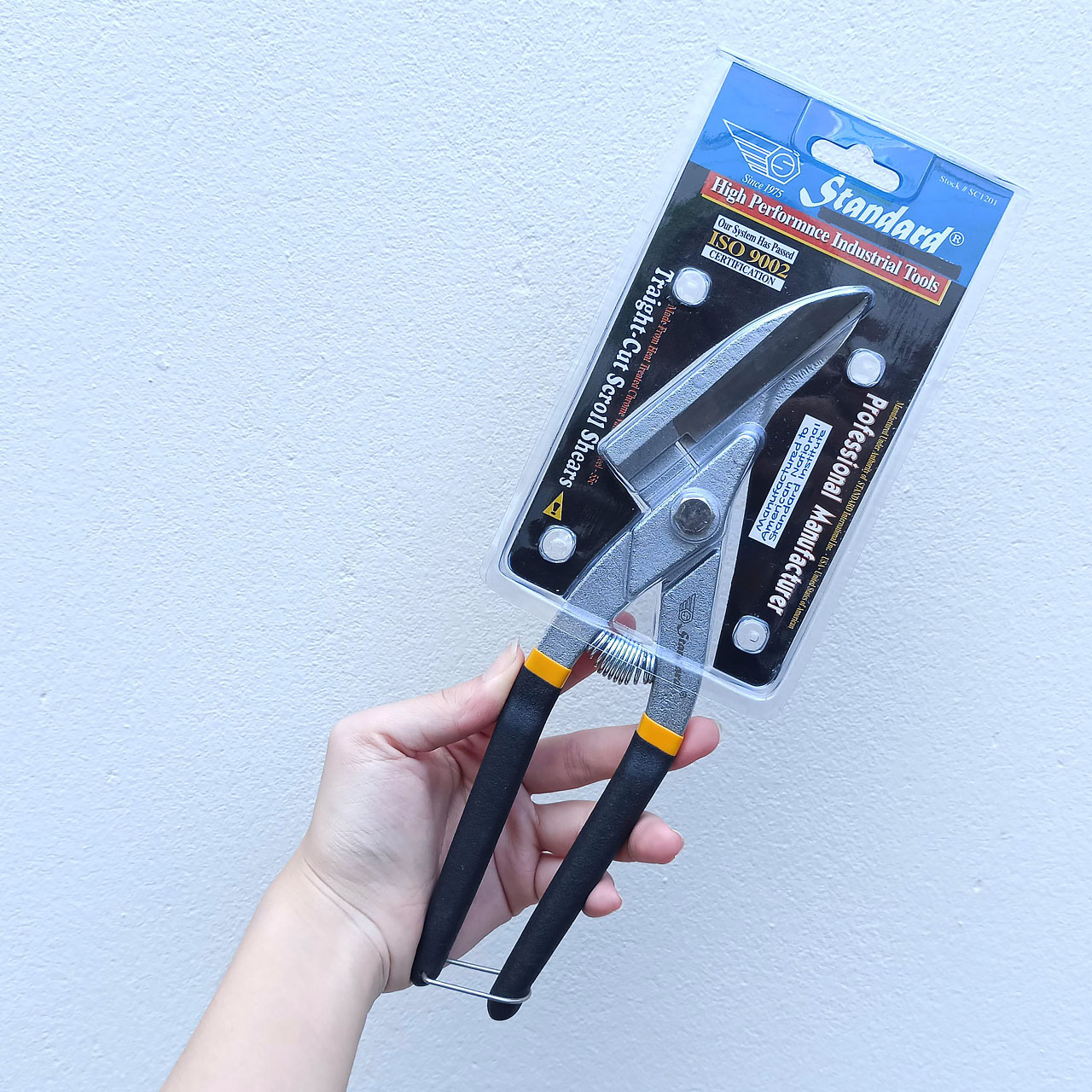 Kéo cắt tôn, cắt inox Standard 250mm