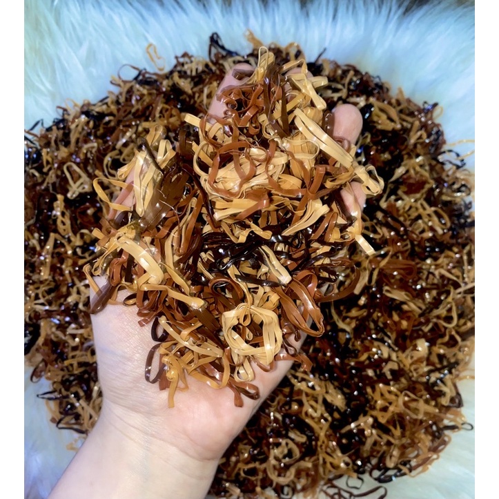Thun Cột Tóc Nhiều Màu Sắc Siêu Dai (100g)