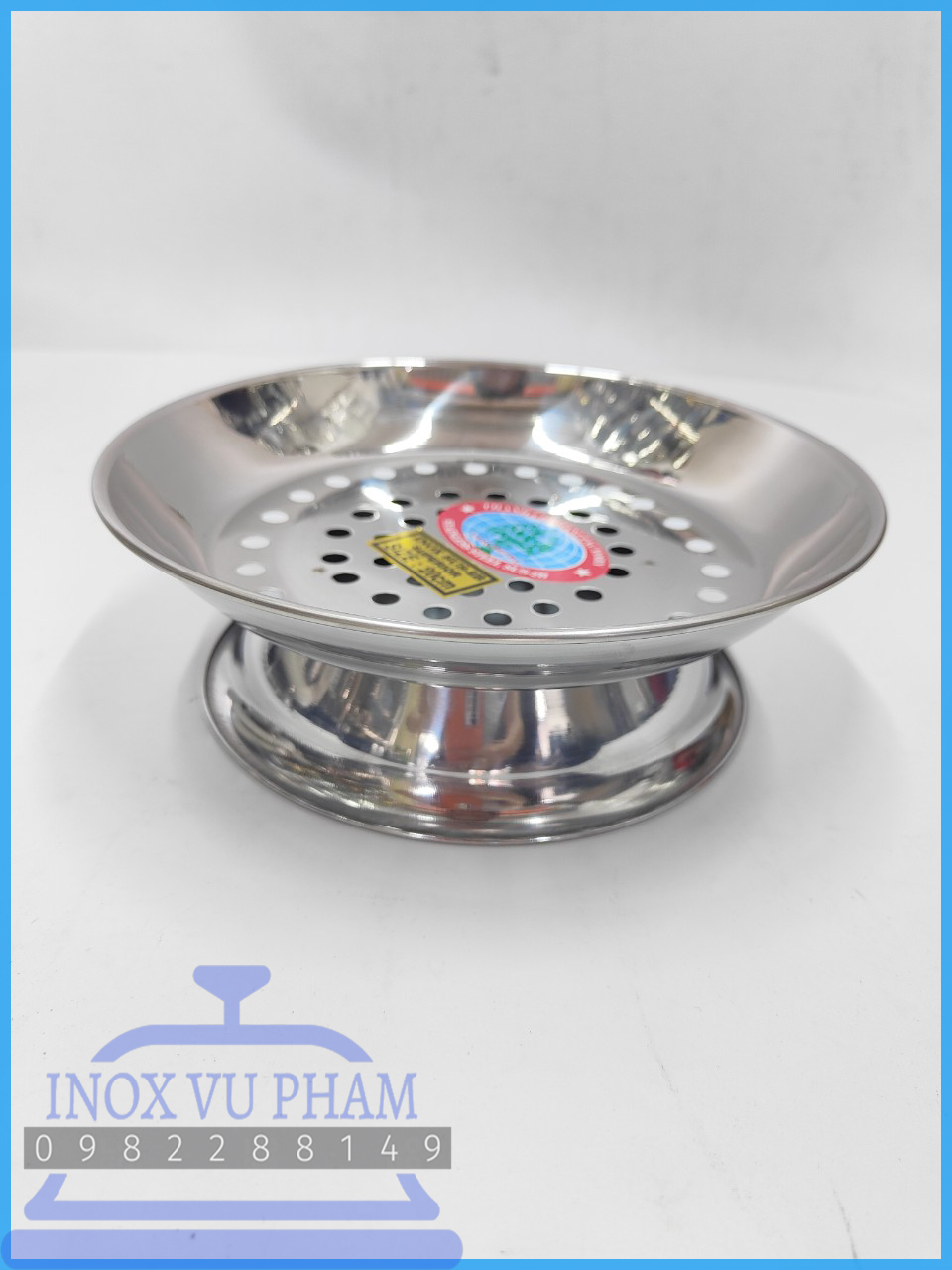Dĩa Hấp / Xửng Hấp Inox Cách Thủy TC nhiều kích thước (Ảnh shop tự chụp)