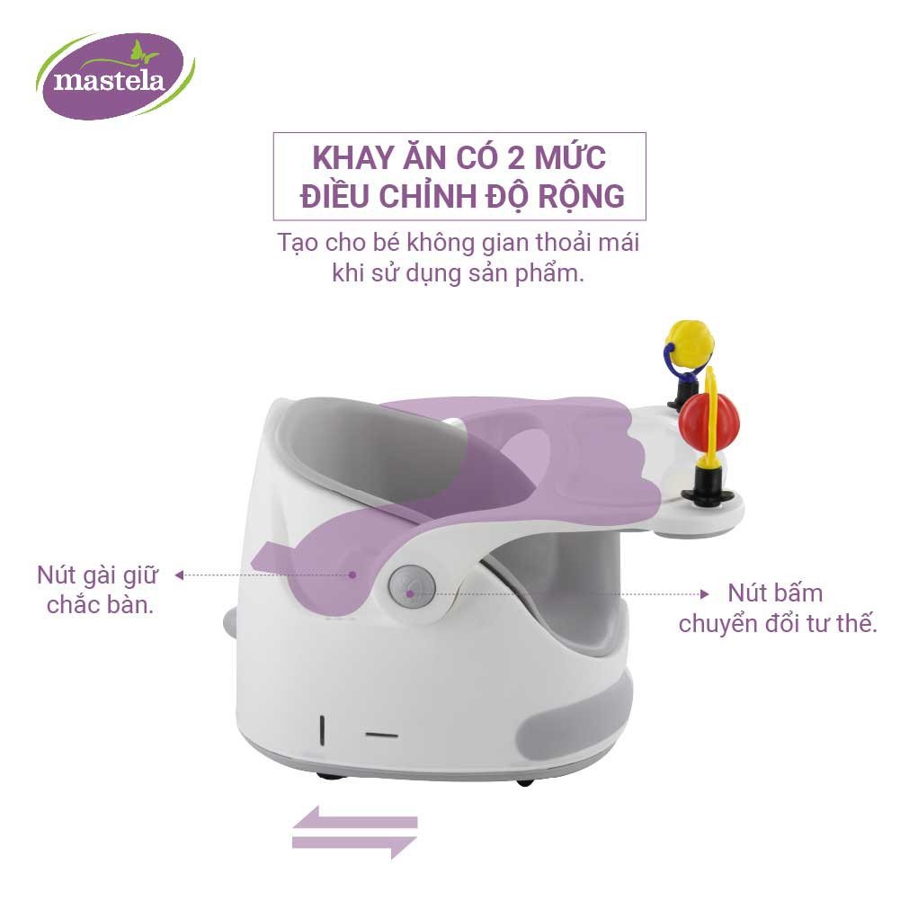 Ghế ăn dặm Mastela 1018 -  XÁM