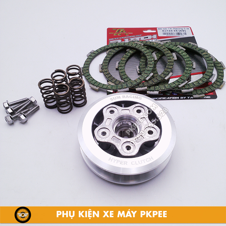 Combo Nồi Độ 5 Lò Xo Kèm Bố Lá Sắt Sum Racing – Gắn Dream, Wave | Phụ Kiện Xe PKPE