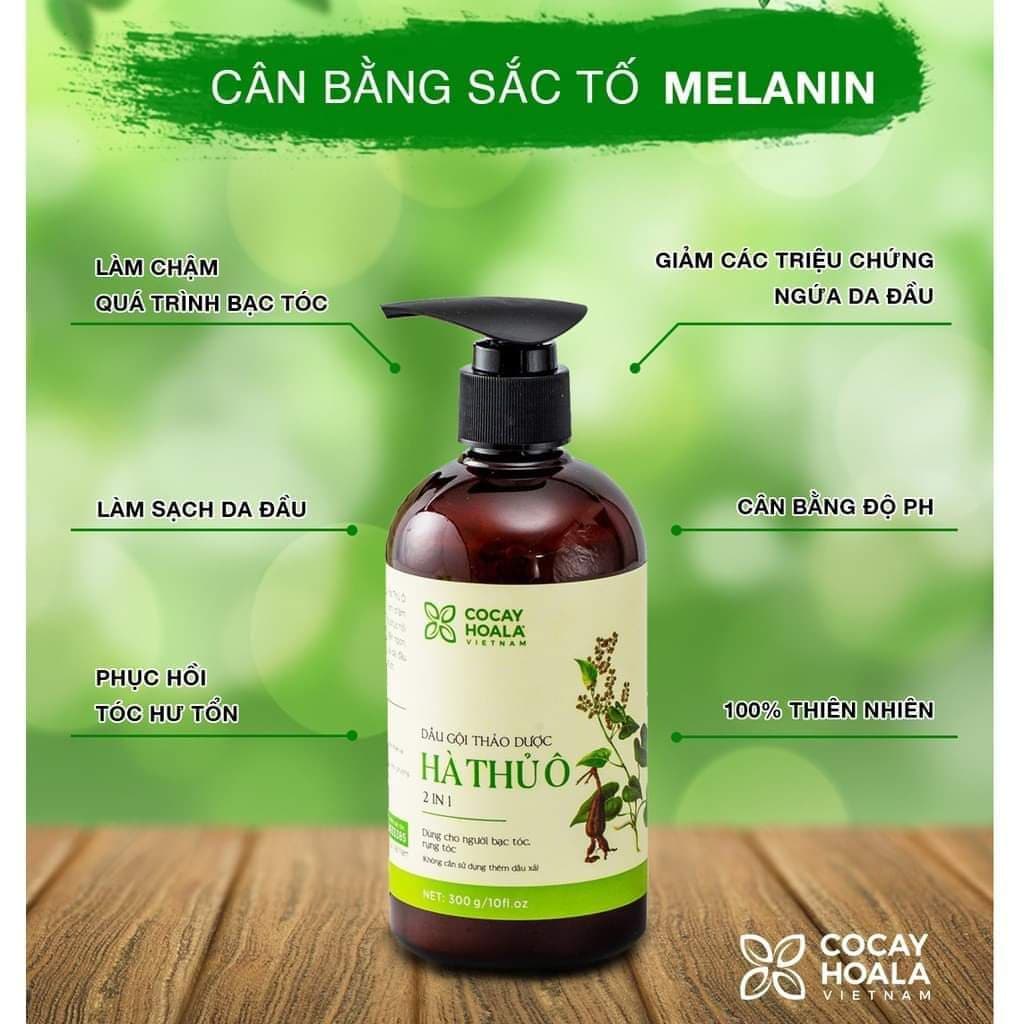 Dầu gội thảo dược Hà Thủ Ô.