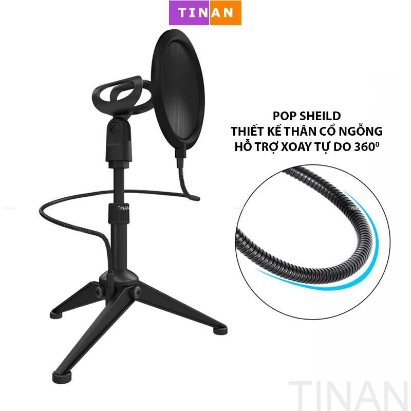 Chân Kẹp Micro Để Bàn, Microphone Stand, Dùng Livestram, Dạy Học