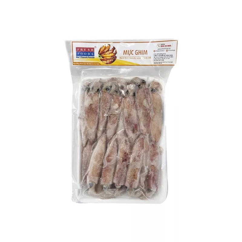 Mực Ghim Sữa Đông Lạnh  Sài Thành 500Gr
