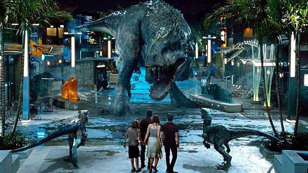 Mô hình khủng long Indominus Rex đồ chơi, trưng bày