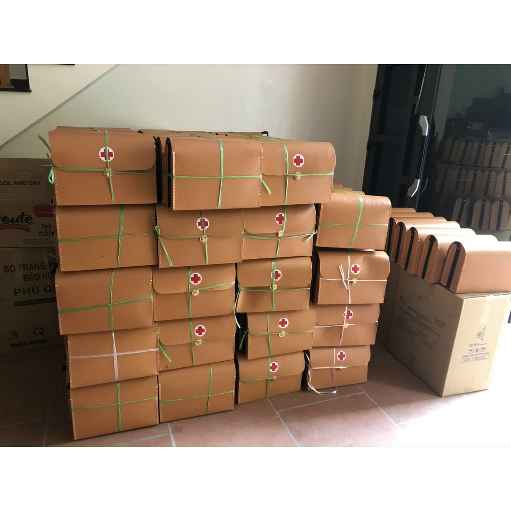 Túi Cứu Thương Da Bò