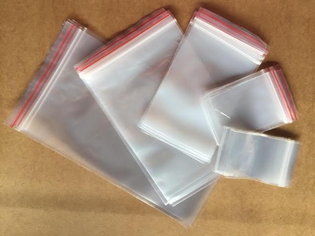TÚI ZIP ( Zipper Viền đỏ) Size 6x10cm - D033[HCM]1Kg