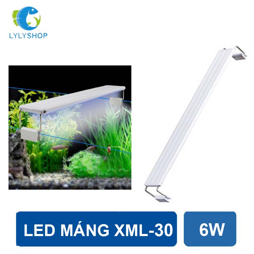 XML-30 Led Trough Lamp for aquariums, aquariums 30cm - 40cm, capacity 6W (White)