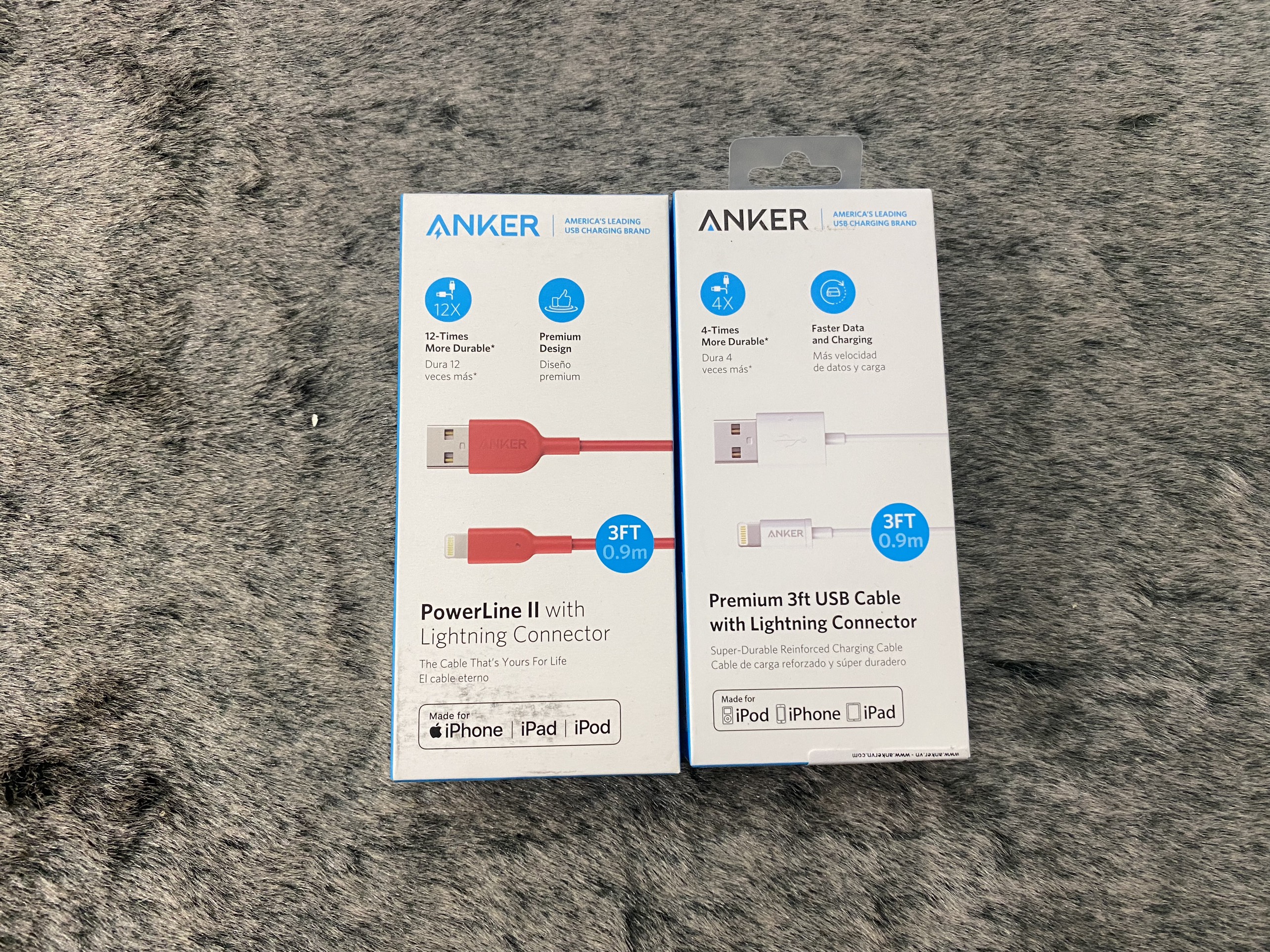 Cáp anker lightning powerline 0.9m a8432