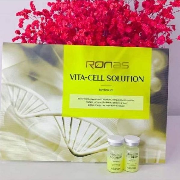 Tế bào gốc ronas vàng chăm sóc da hộp 10 lọ