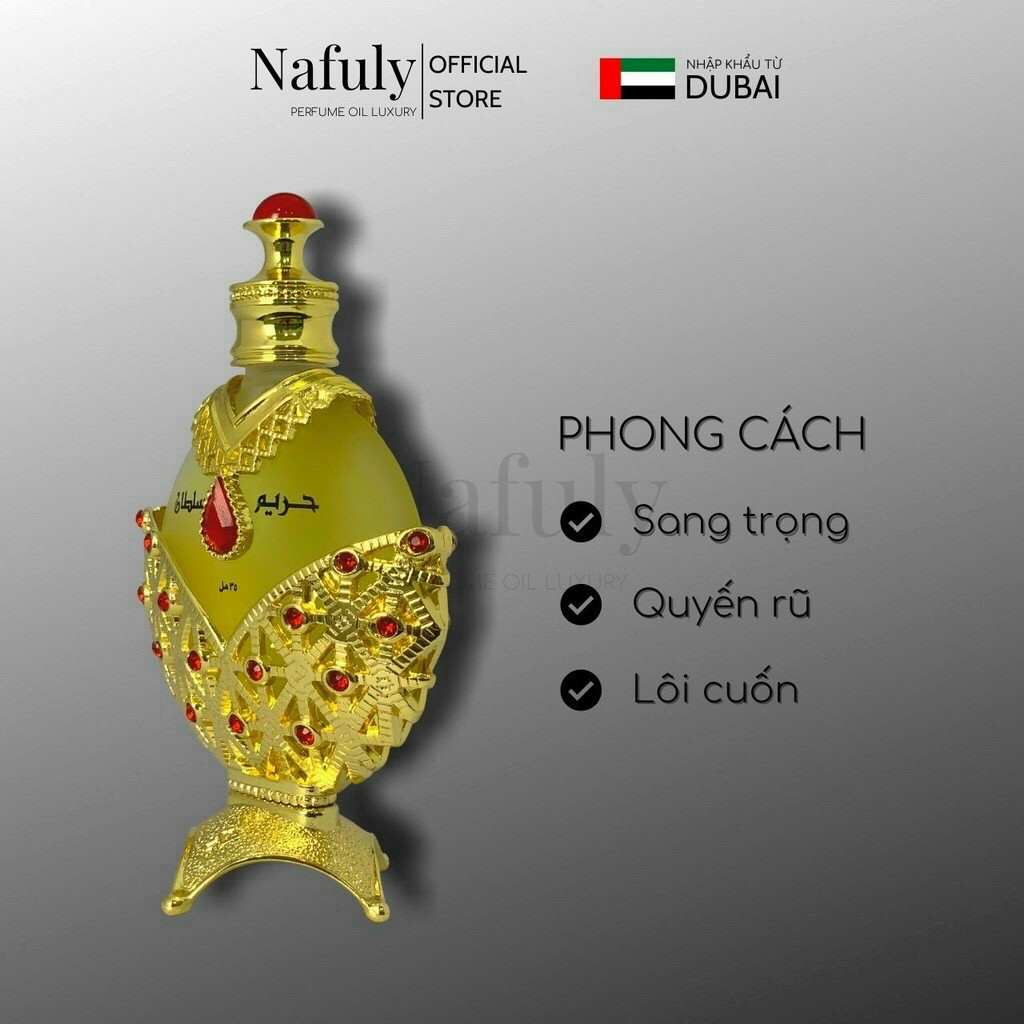 [ shop uy tín ] [ Shop uy tín ] Tinh Dầu Nước Hoa Dubai Hareem Al Sultan [ Nữ Hoàng Đỏ ]