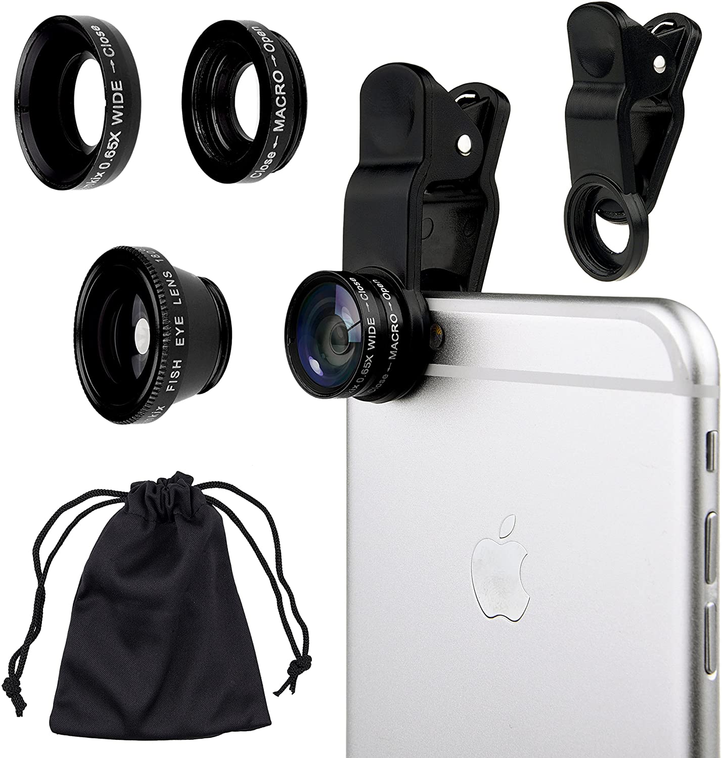 Bộ ống kính Lens máy ảnh điện thoại di động Camkix Universal 3 in 1