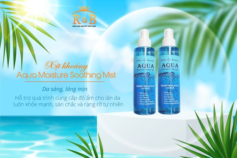 Xịt khoáng Aqua Moisture Soothing Mist