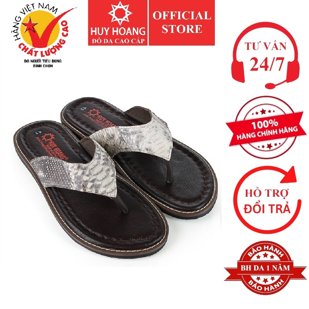 Sandals male Sandals leather Python glorious color primitive HK7305