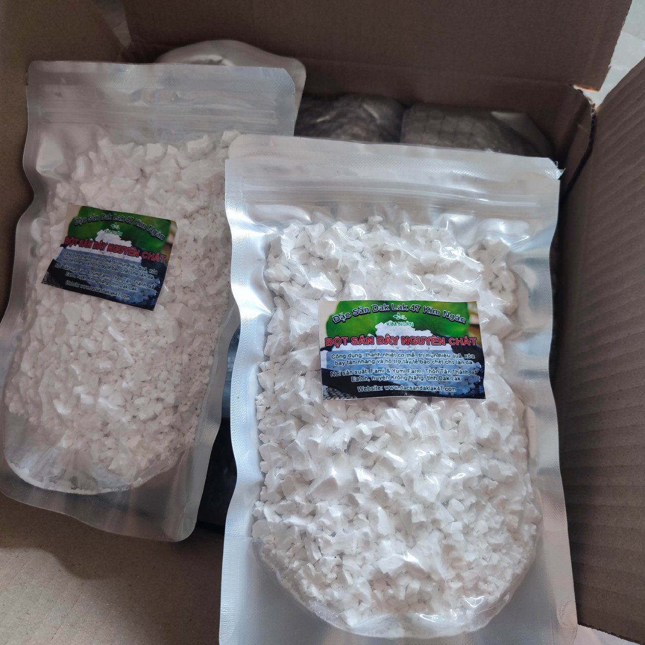 Bột sắn dây nguyên chất nhà làm 500g