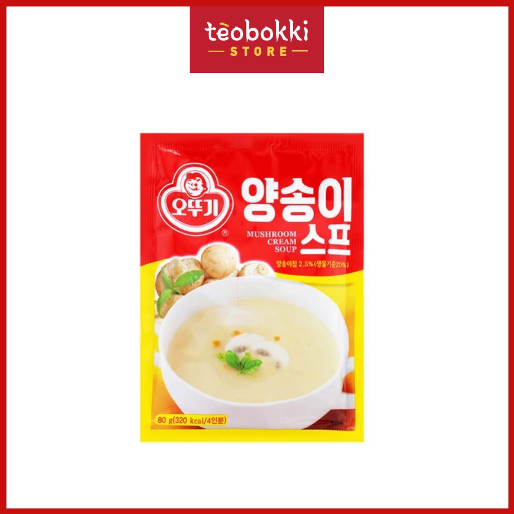 Súp ăn liền, súp nấm Ottogi 80g