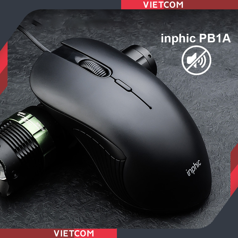 Chuột Máy Tính Có Dây Inphic- Click KHÔNG TIẾNG ĐỘNG
