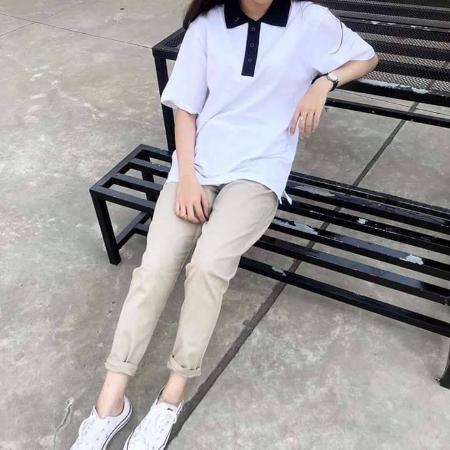 [HCM]Quần kaki suông sắn ống
