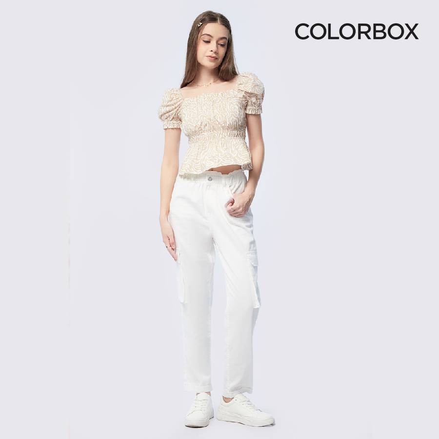 Colorbox Áo Babydoll Cổ vuông