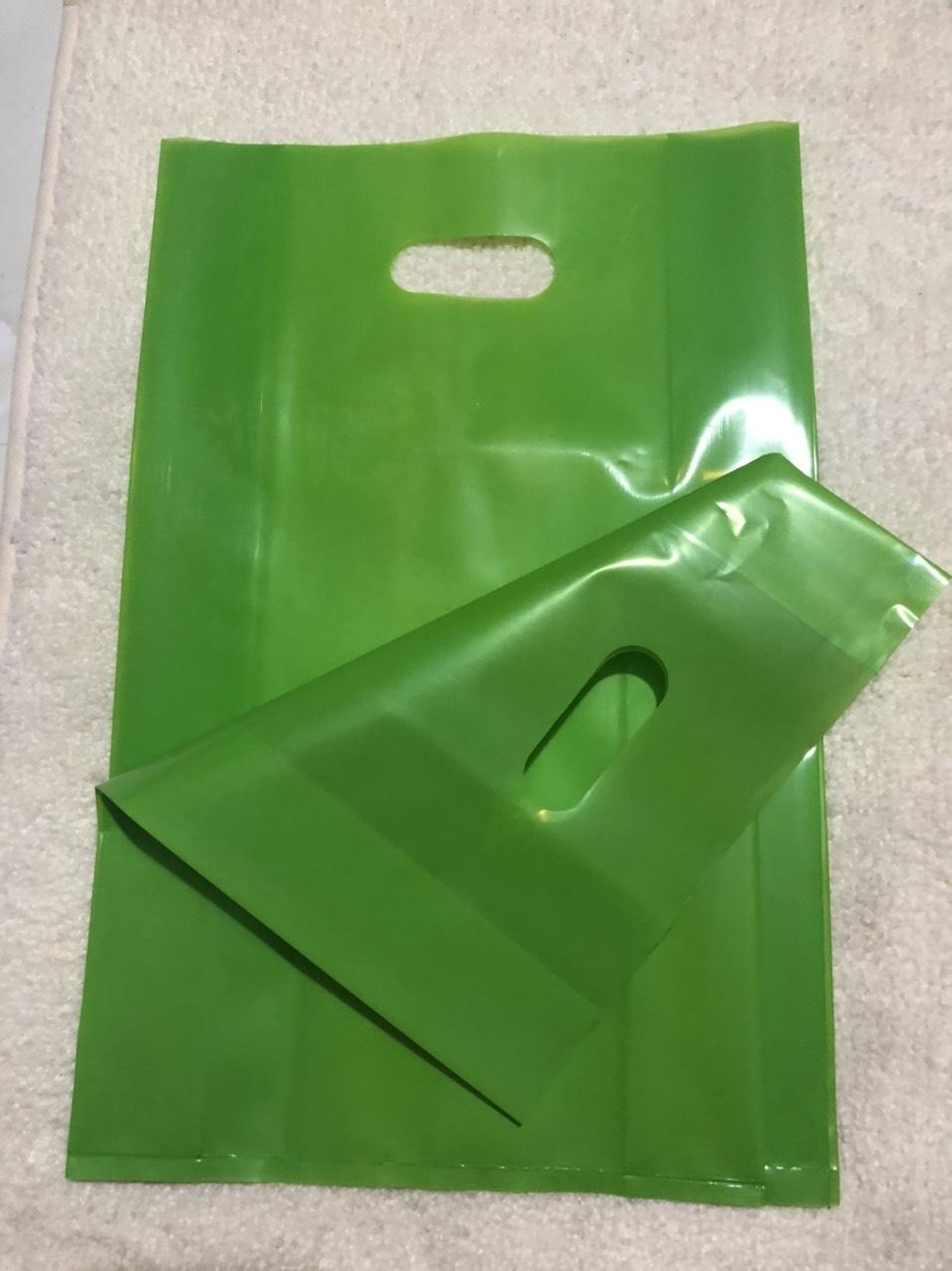 [HCM]1KG (SIZE 24X34 XANH LÁ) TÚI NILON PE BÓNG DẺO DAI