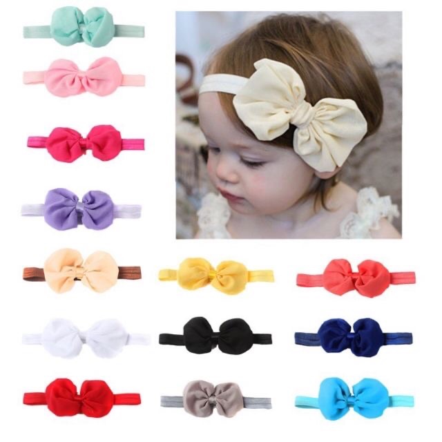 Set 3 băng đô/ turban cho bé gái