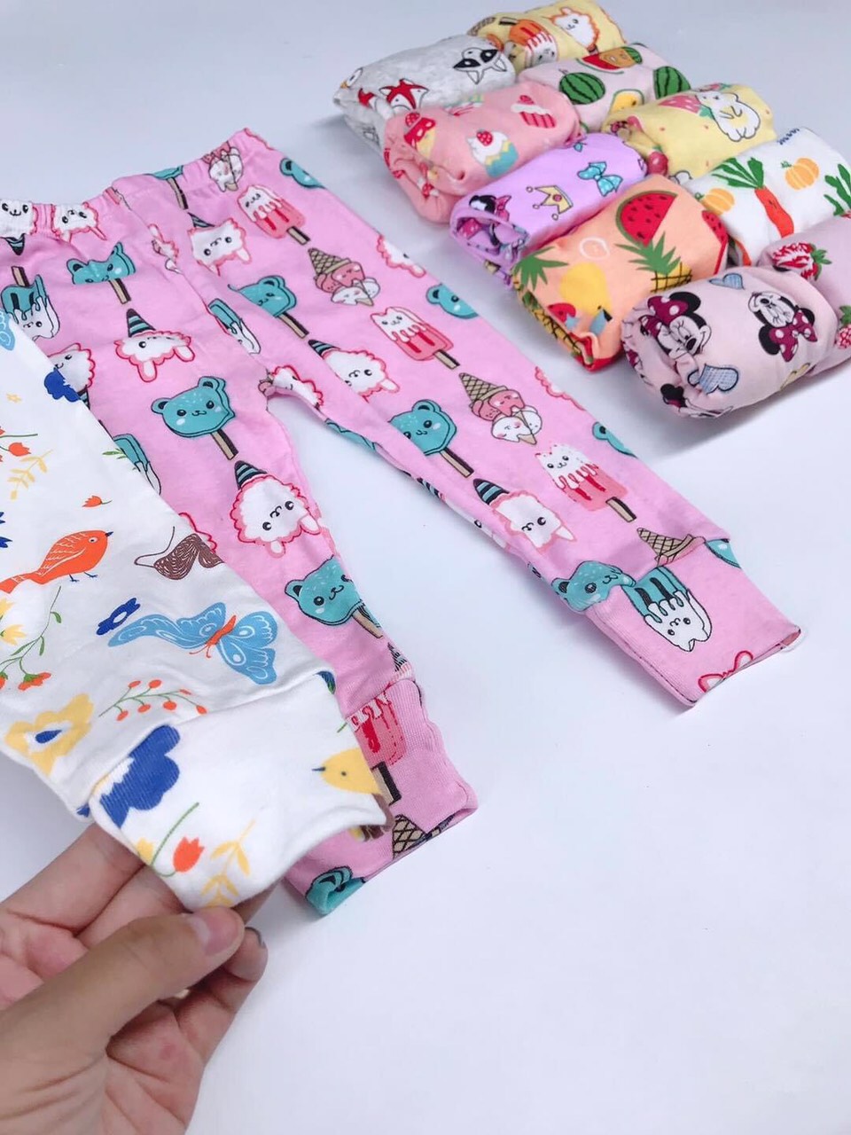 set 5 quần chục bozip cho bé