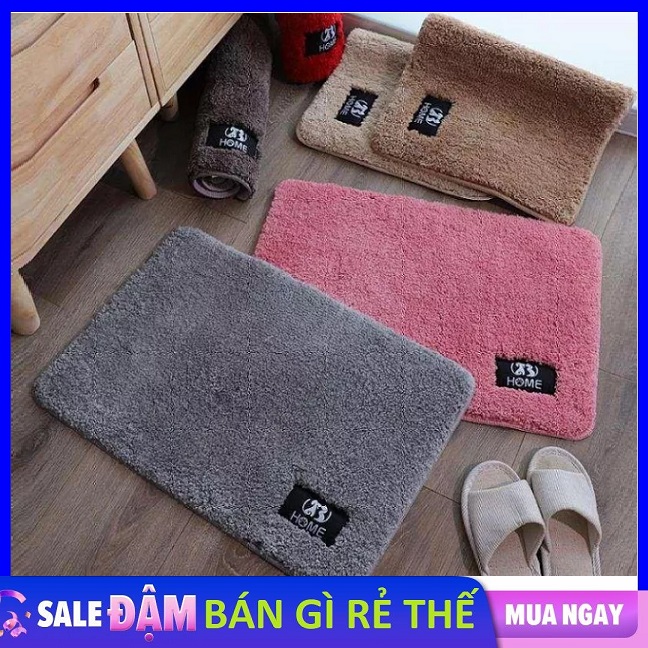 Thảm lau chân 3D trong nhà ,thảm lau chân 40x60cm - Thảm lau chân 40x60cm siêu mềm, sạch sẽ-Thảm chùi chân siêu thấm