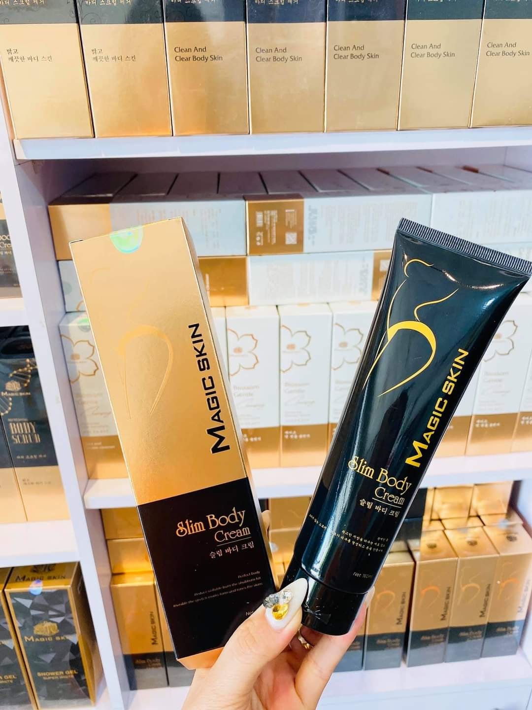 Kem Tan Mỡ Quế Gừng Magic Skin Slim Body Cream [CHÍNH HÃNG ]