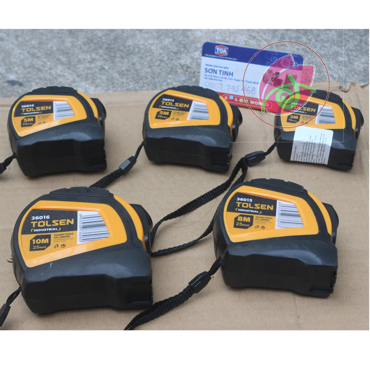 Thước kéo tolsen cuộn chốt tự động measuring tape 36012 36013 36014 36015 36016