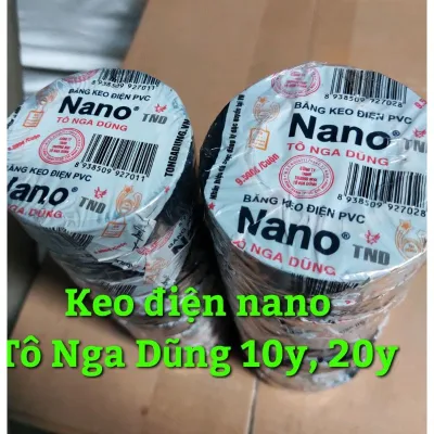 [HCM]Băng keo điện nano NaNo Tô Nga Dũng 10y 20y giá cây 10 cuộn