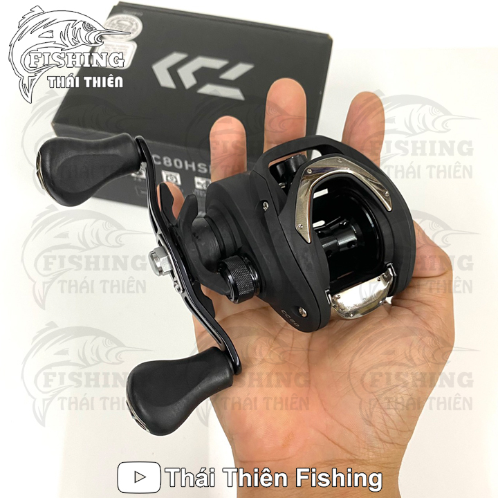Máy Câu Ngang Daiwa AIRD 80H/80HL New 2026 Chính Hãng, Magforce Chống Rối, 7.5:1, Drag 5kg