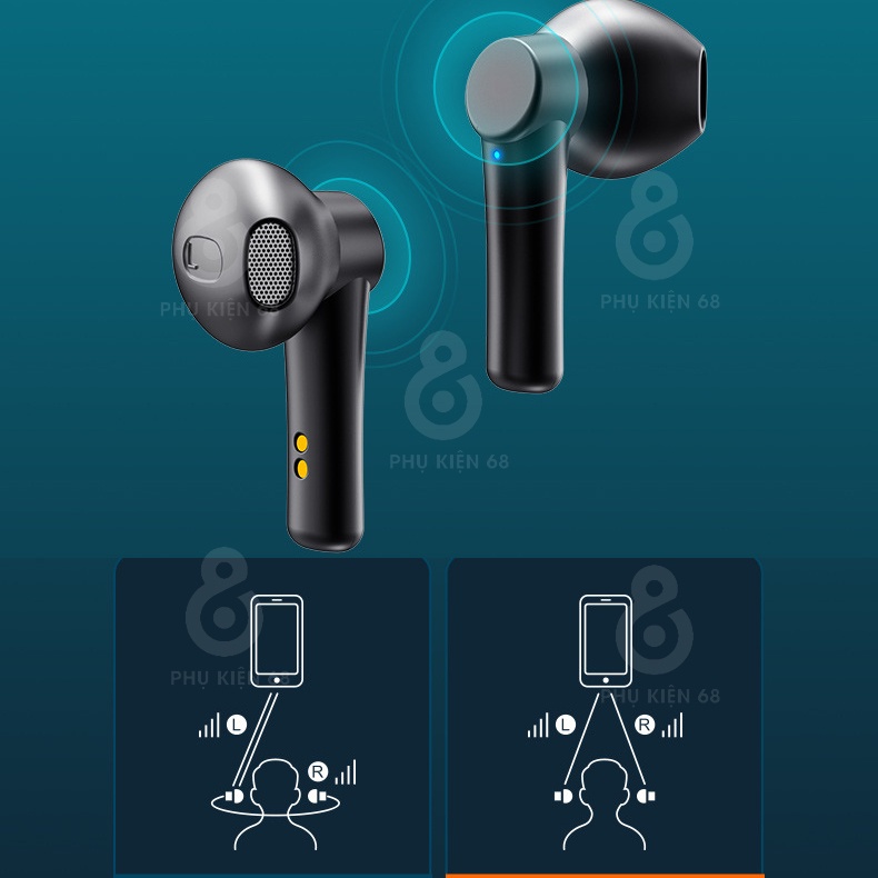 Tai nghe Bluetooth không dây LB8 Pro TWS 5.0 True Wireless cảm ứng chống nước pin trâu giá rẻ cho Android iOS