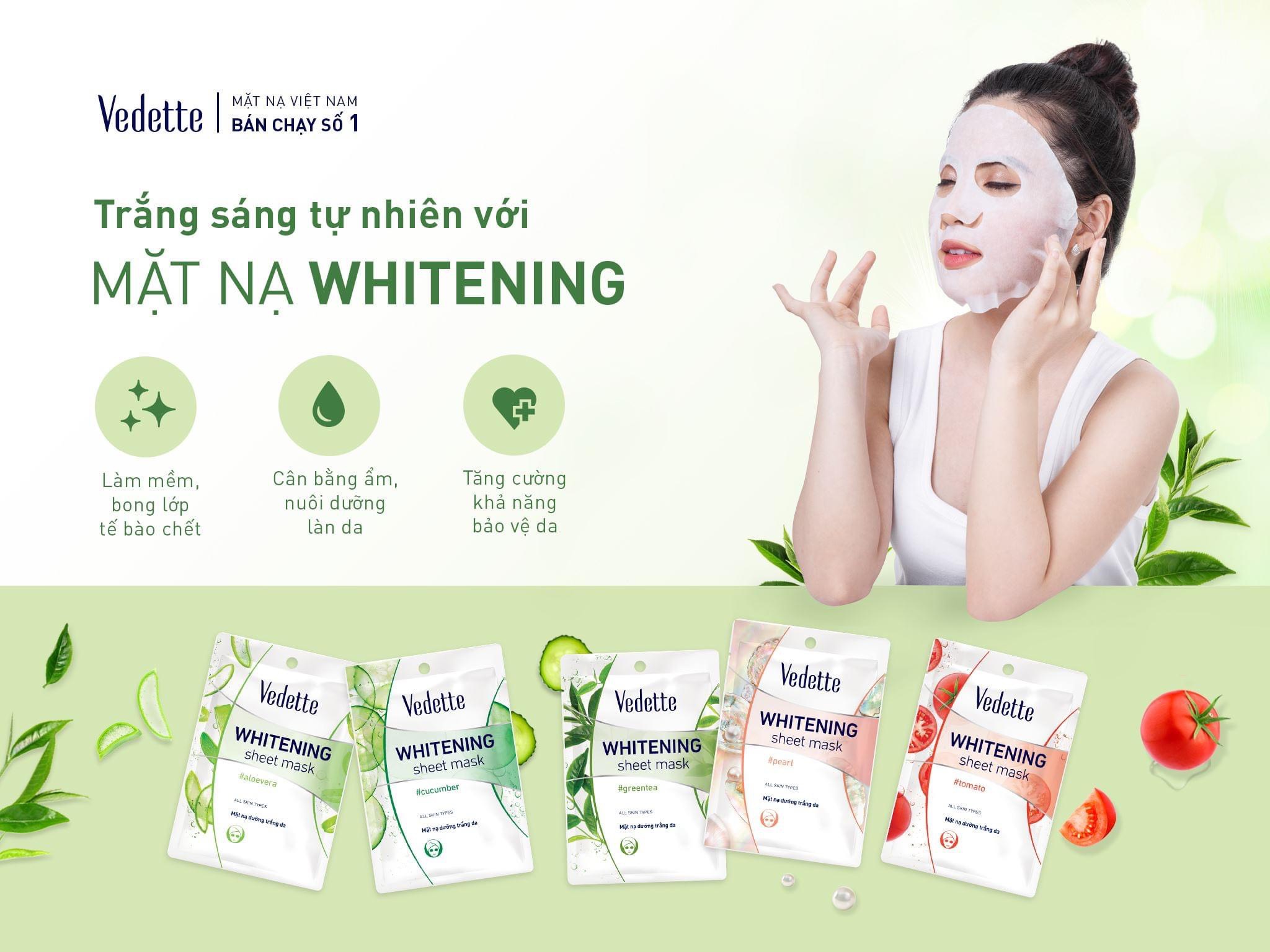 Mặt nạ giấy trắng da Ngọc Trai