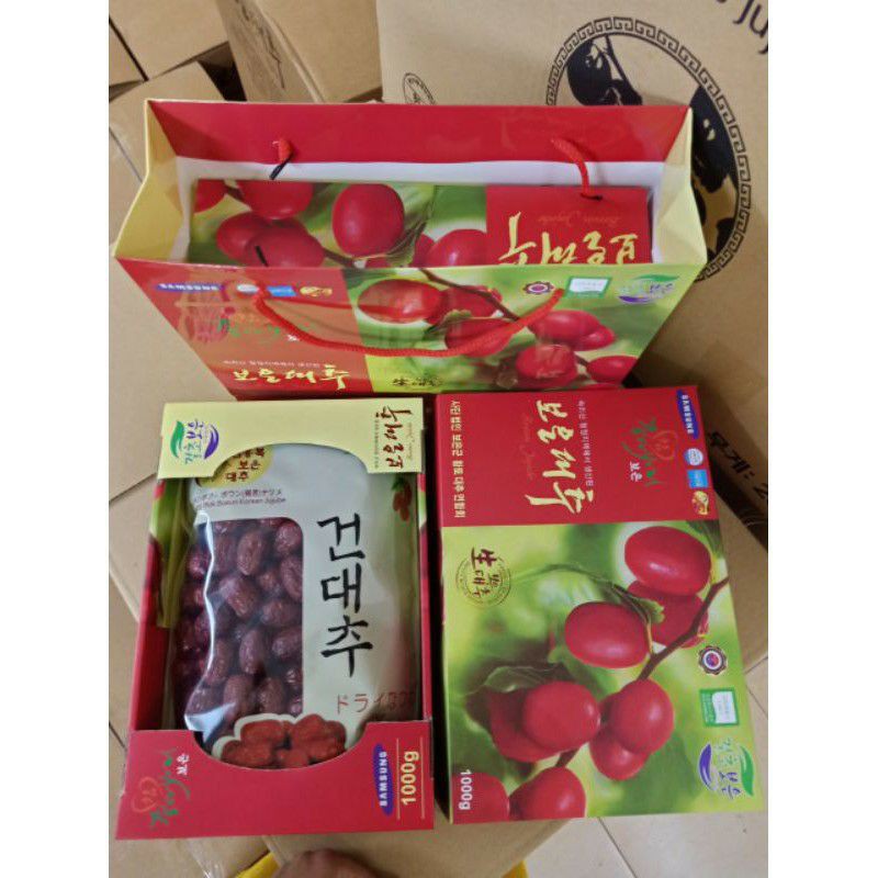 Táo đỏ sấy khô hàn quốc loại 1