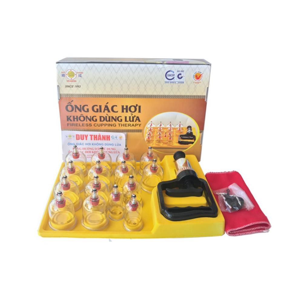 BỘ GIÁC HƠI KHÔNG DÙNG LỬA DUY THÀNH YGH03 15 ỐNG - Hộp giấy