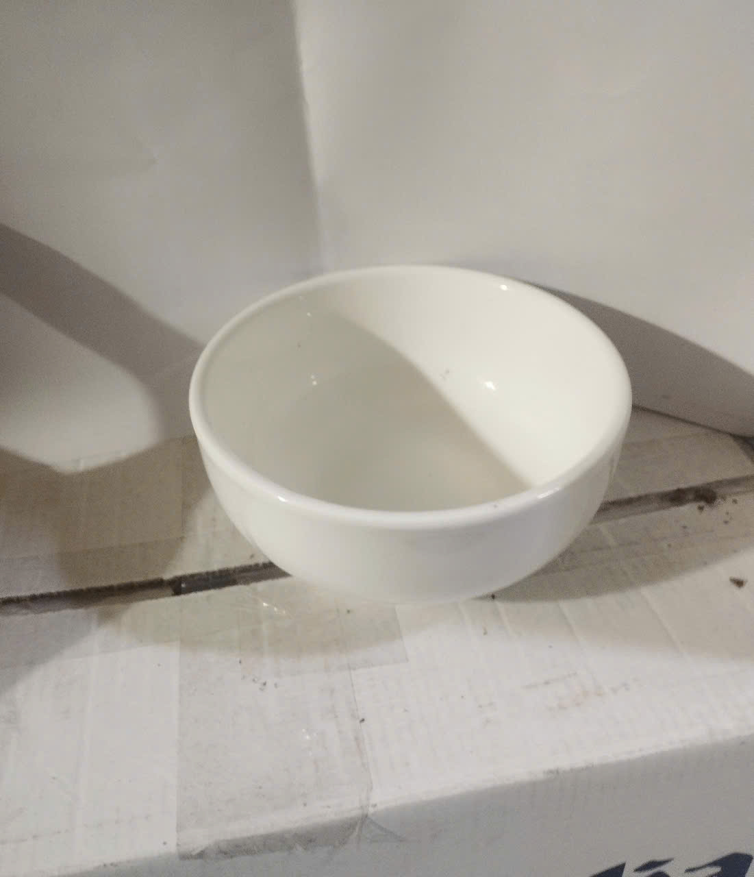 tô sứ bầu trắng size 5 inch - 12.5cm