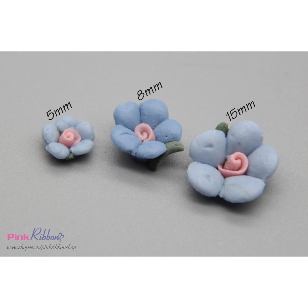 Hoa gốm nhí cỡ 5mm - Set 10 bông