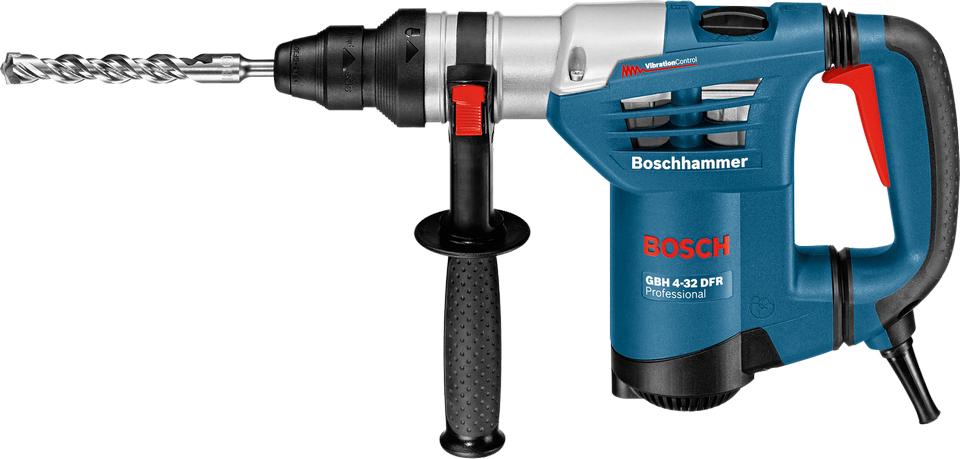 Máy Khoan Búa 900W Bosch GBH 4-32 DFR + Quà tặng áo mưa