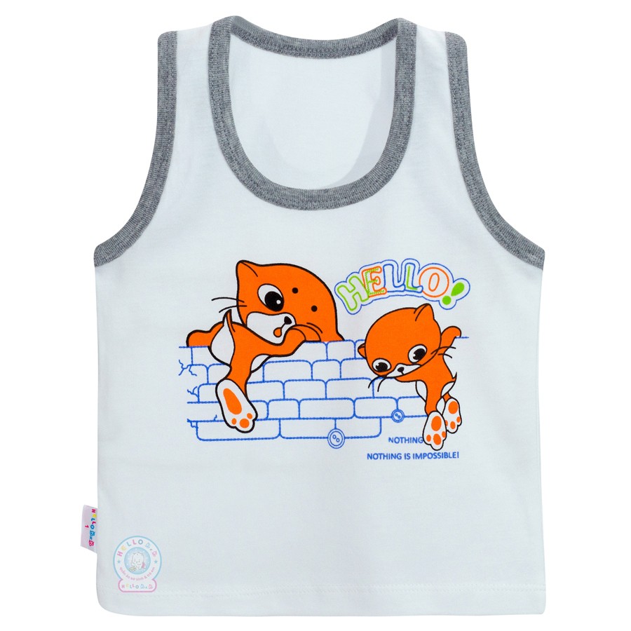 ÁO BA LỖ CHO BÉ COTTON HELLO B&B