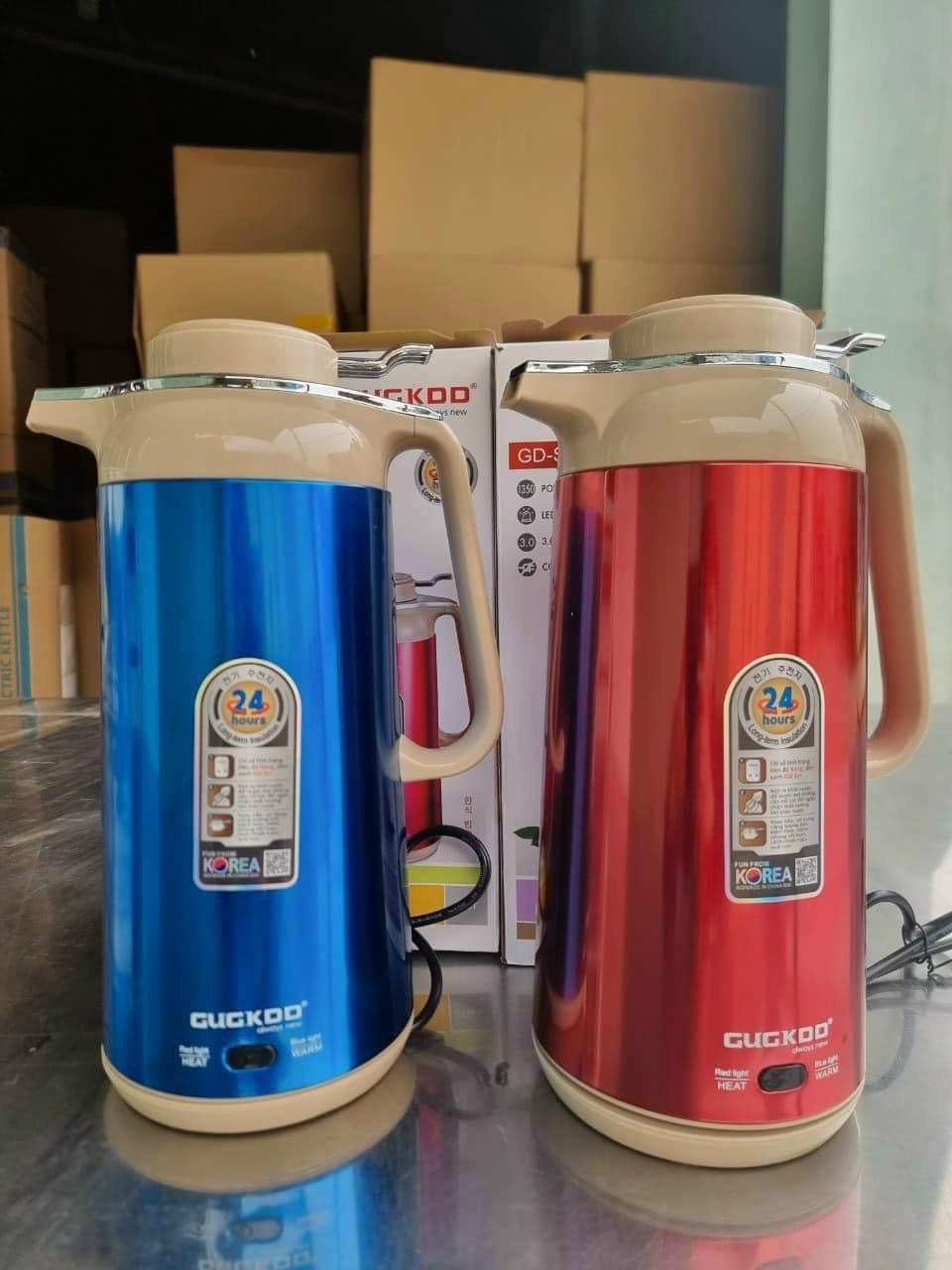 Ấm siêu tốc Cuckoo St30 . Loại 2 trong 1 [giao màu ngẫu nhiên]