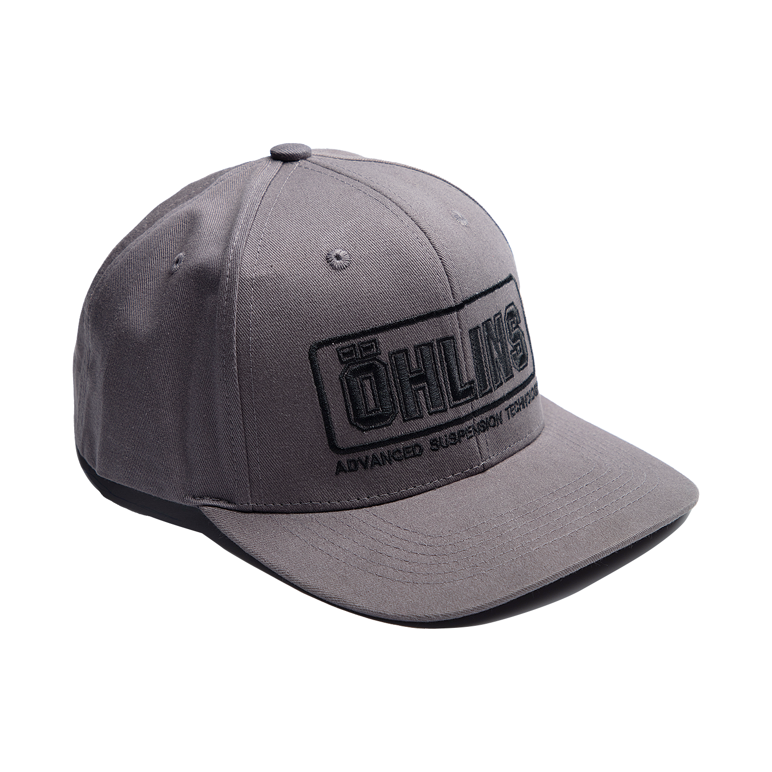 Nón snapback OHLINS màu xám - Logo thêu màu đen
