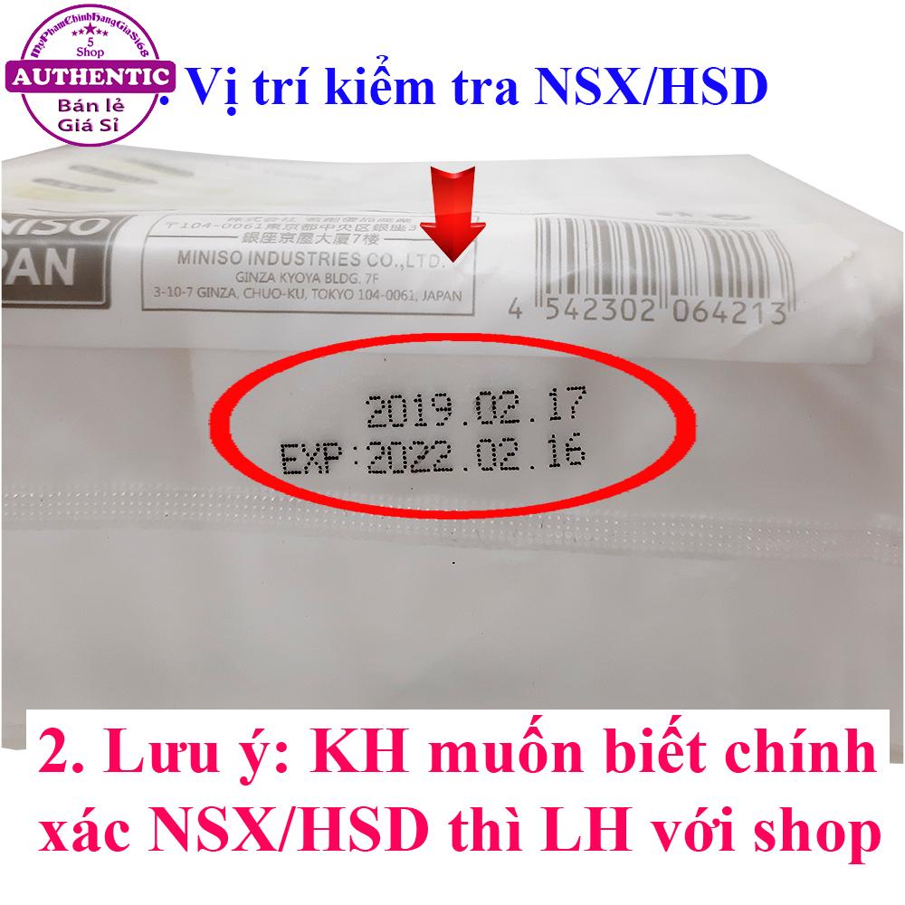 BÔNG TẨY TRANG MINISO NHẬT BẢN GÓI 180 MIẾNG